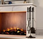 Fire Beauty Fireplace Tools, 5 Pieces Fireside Accessories Fire Kit Set,Woodstov... - Image 3