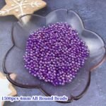 1500 Pcs 4mm Acrylic Round Beads AB Colors Round Spacer Beads for Earring Bracel... - Image 3