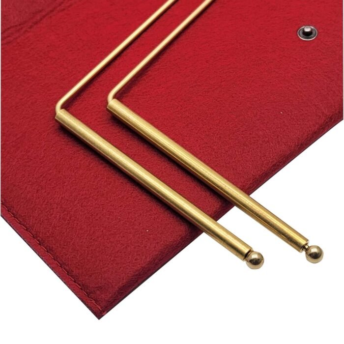 Brass Dowsing Rods - 2Pcs Divining Rods with Bag - Witching Sticks, Spirit Rods ... - Image 3