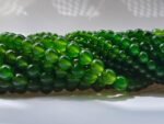 Stone Beads 6mm 140pcs Green Chalcedony Beads Round Loose Gemstones Beads for Br... - Image 4