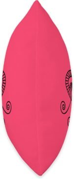 Veve Erzulie voodoo goddess of love, sorcery, magic, occult Throw Pillow - Image 3