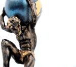 Atlas Statue, Ancient Greek Sculpture, 12'' Large Statue, Gifts for Men, Greek M... - Image 4