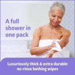 Medline ReadyBath LUXE Extra Thick Adult Bath Wipes, 192 Wipes (8 Wipes, 24 Pack... - Image 3