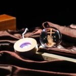 3D Crystal Cross Figurine with Colorful Light Base, Laser Engrave Praying Hands ... - Image 3