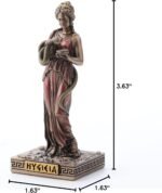 Veronese Design 3 5/8 Inch Hygieia Greek Goddess of Health Resin Hand Painted Mi... - Image 4