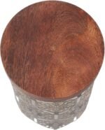 Hosley® Metal Diamond Cut Design Candle Holder 7.5 Inch High, Black Gold Perfect... - Image 6