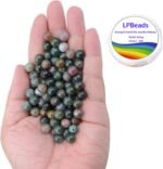 LPBeads 100PCS 8mm Natural Colorful Indian Agate Gemstone Round Loose Beads for ... - Image 3