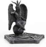Veronese Design 4 1/2 Inch Baphomet Pentagram Incense Stick Burner Resin Sculptu... - Image 3