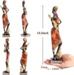 African Statues and Sculptures for Home Decoration, African Decor for Shelf Book... - Image 3