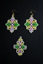 Multicolored Czech Glass Beads Set for Jewelry Making - Rondelle, Faceted, Scara... - Image 8