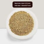 2100PCS 4mm Gold Spacer Beads Small CCB Plastic Smooth Round Bead for Bracelet N... - Image 5