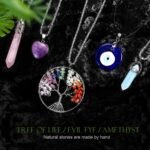 6-9 PCS Chain Necklace Egirl Men Male Emo Goth Chains Statement Lock Key 1-4 Lay... - Image 3
