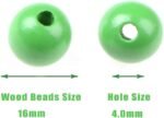 AD Beads Large Hole Wood Spacer Wooden Jewelry Making Bracelet Necklace Chandeli... - Image 3