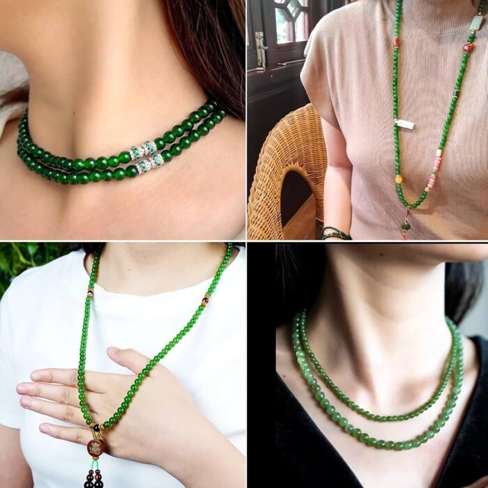 Wavlakth 2000PCS+ St.Patrick's Day Beads for Jewelry Making, 8mm Green Glass Bea... - Image 8