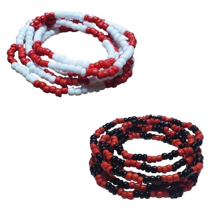 7 pcs Bandera Necklace set Santeria Elekes Collares de Bandera Obatala Shango El... - Image 3