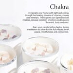 Hidden Label Healing Crystal Candle, Amethyst Quartz Relax Crystal Candle, Wood ... - Image 3