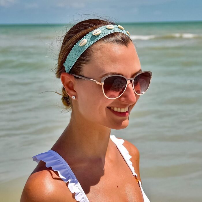 FROG SAC 3-Piece Cowrie Shell Headbands for Girls, Seashell Headband with Puka S... - Image 7