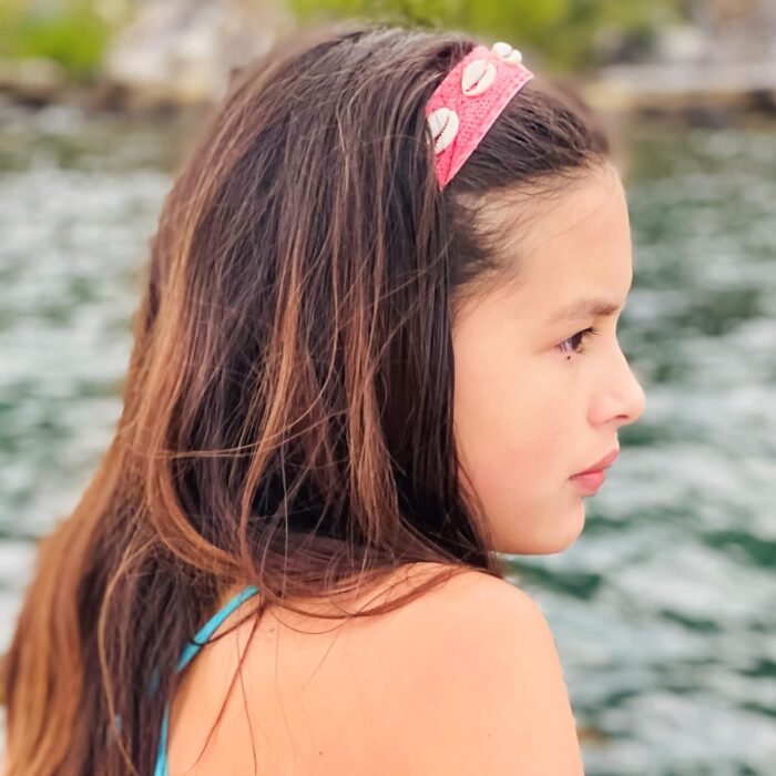 FROG SAC 3-Piece Cowrie Shell Headbands for Girls, Seashell Headband with Puka S... - Image 8