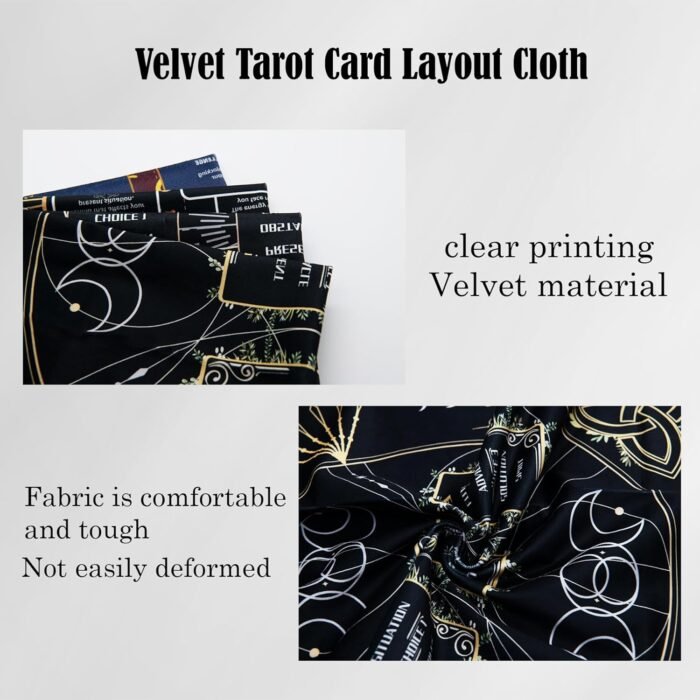 Knana Tarot Divination Cloth Altar Cloth - Tarot Card Reading Cloth Tarot Access... - Image 5