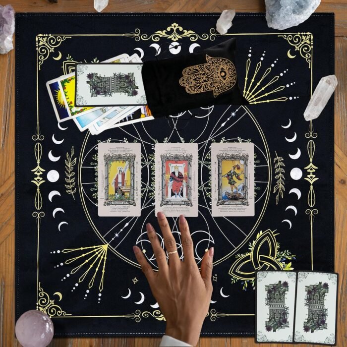 Knana Tarot Divination Cloth Altar Cloth - Tarot Card Reading Cloth Tarot Access... - Image 7