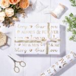 RUSPEPA Wrapping Paper Roll, Bridal Shower Gift Wrap, Mini Roll, 17 Inches x 16.... - Image 7