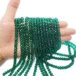 6mm Briolette 750pcs Crystal Glass Beads Faceted Rondelle Shape Crystal Spacer B... - Image 5