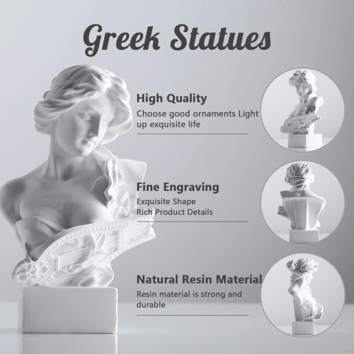 XMGZQ Mini Aphrodite Statue, Roman Goddess Statue for Dark Academia and Coquette... - Image 5