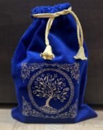 Indian Consigners Velvet Multi Purpose Altar Cloth Table Cover Square Tree of Li... - Image 4