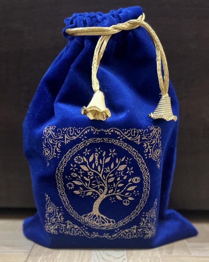 Indian Consigners Velvet Multi Purpose Altar Cloth Table Cover Square Tree of Li... - Image 4