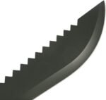 ASR Outdoor 15.5 inch Full Tang Machete with Recurved Blade and Zigzag Serrated ... - Image 5