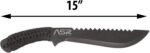ASR Outdoor 15.5 inch Full Tang Machete with Recurved Blade and Zigzag Serrated ... - Image 8