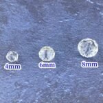 200pcs Crystal Glass Beads 6mm Faceted Rondelle Glass Beads with Hole Glass Spac... - Image 4