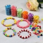 Bala&Fillic 6x9mm Green Pony Beads with Smooth Surface 1000pcs Crayon Color Craf... - Image 5