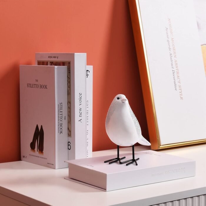 Quoowiit Bird Figurine, Modern Sculpture and Statues for Home Decor, Animal Stat... - Image 4