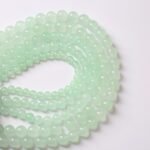4mm 90pcs Natural Green Jade Chalcedony Beads Energy Healing Power Stone Beads f... - Image 4