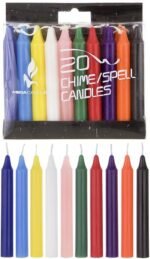 Mega Candles 10 pcs Assorted Colors Ceramic Chime Ritual Spell Candle Holders wi... - Image 4
