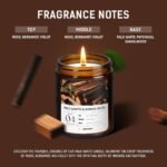 Premium Palo Santo Aromatherapy Candles - 100% Natural Soy Wax for Clean Burning... - Image 3