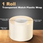 ZJchao Watch Protective Film, 2 x 2.9in Anti‑Static Transparent Watch Plastic Wr... - Image 3