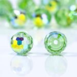 Dowarm 10MM Round Crystal Beads for Jewelry Making, Faceted Crystal Glass Beads ... - Image 3