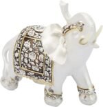 elephant decorations for home statue living room white figurine crystal figurine... - Image 3