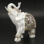 elephant decorations for home statue living room white figurine crystal figurine... - Image 4