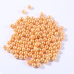 1200pcs Pearl Beads for Crafts, 6mm Round Pearl Beads with Hole for Jewelry Maki... - Image 3