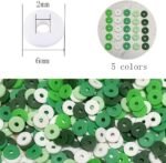 3000 Pieces Clay Beads Flat Round Heishi Vinyl Beads Polymer Spacer Beads for Je... - Image 3