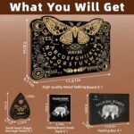 Butterfly Talking Board, Wooden Spirit Board Game for Ghost Hunting, for 2 or Mo... - Image 4