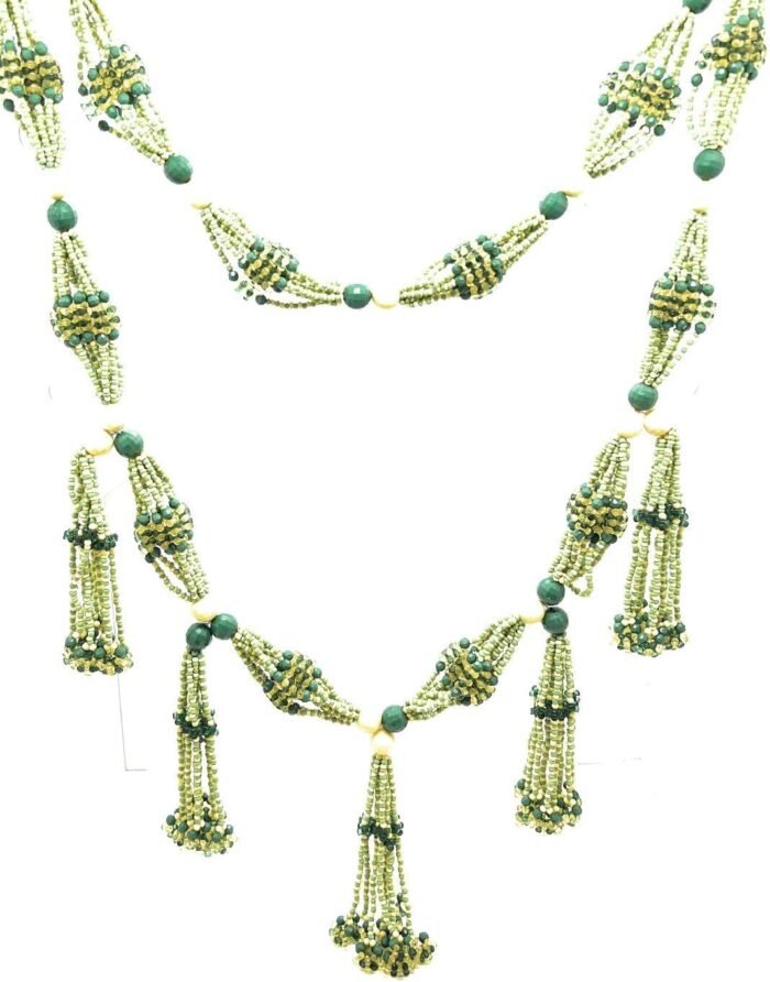 Chango Orula Mazo - Green Beaded Necklace for Adults, Unisex - Image 3