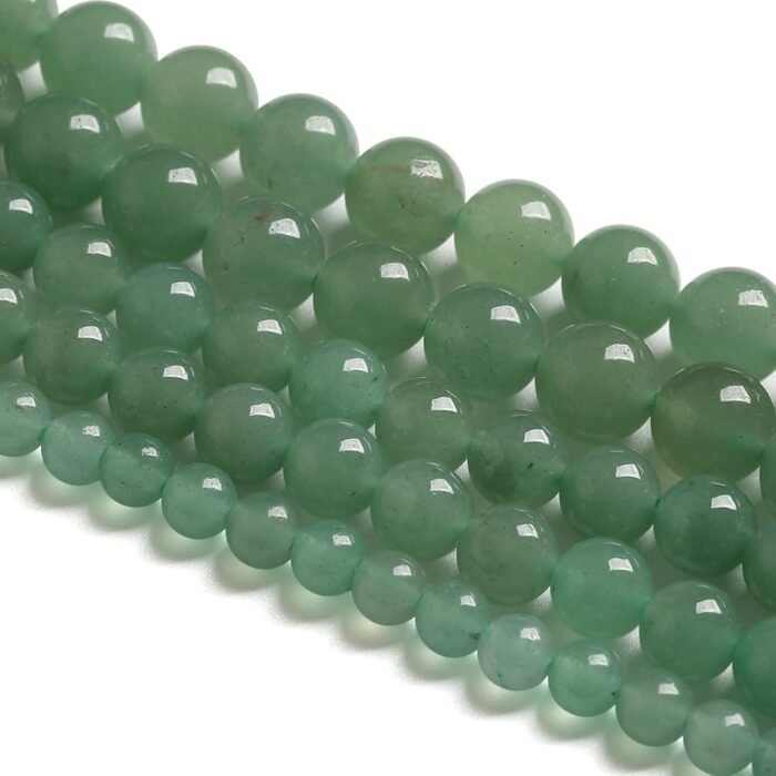 6MM 60PCS Natural Stone Green Aventurine Gemstone Loose Beads for Jewelry Making... - Image 3