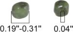 Natural Irregular Freeform Green Jade Stone Beads for DIY Jewelry Making 5-8mm 3... - Image 4