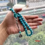 ALBASHAN Tasbih Natural Turquoise Muslim prayer bead men Eid Gift Islamic Misbah... - Image 4