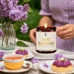 Lilac Blossoms Scented Candles,7oz Hand-Poured Home Fragrance,Long-Lasting Flora... - Image 4
