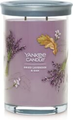 Yankee Candle Dried Lavender & Oak Scented, Signature 20oz Large Tumbler 2-Wick ... - Image 3